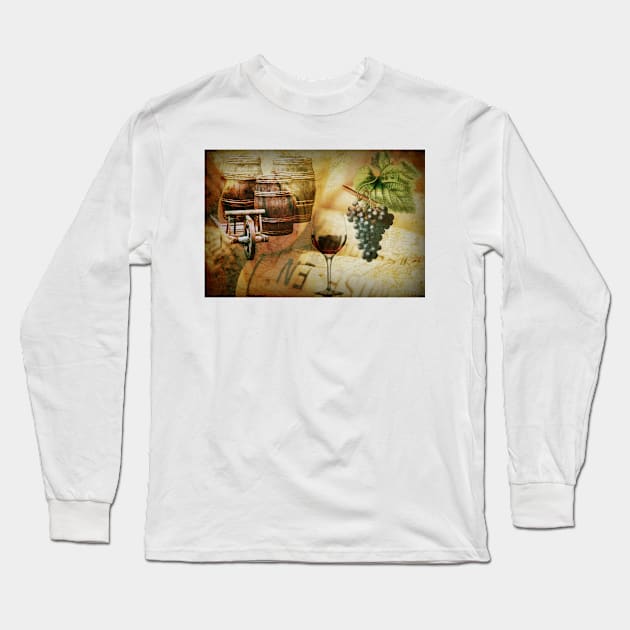 From Grapes To Wine Long Sleeve T-Shirt by JimDeFazioPhotography